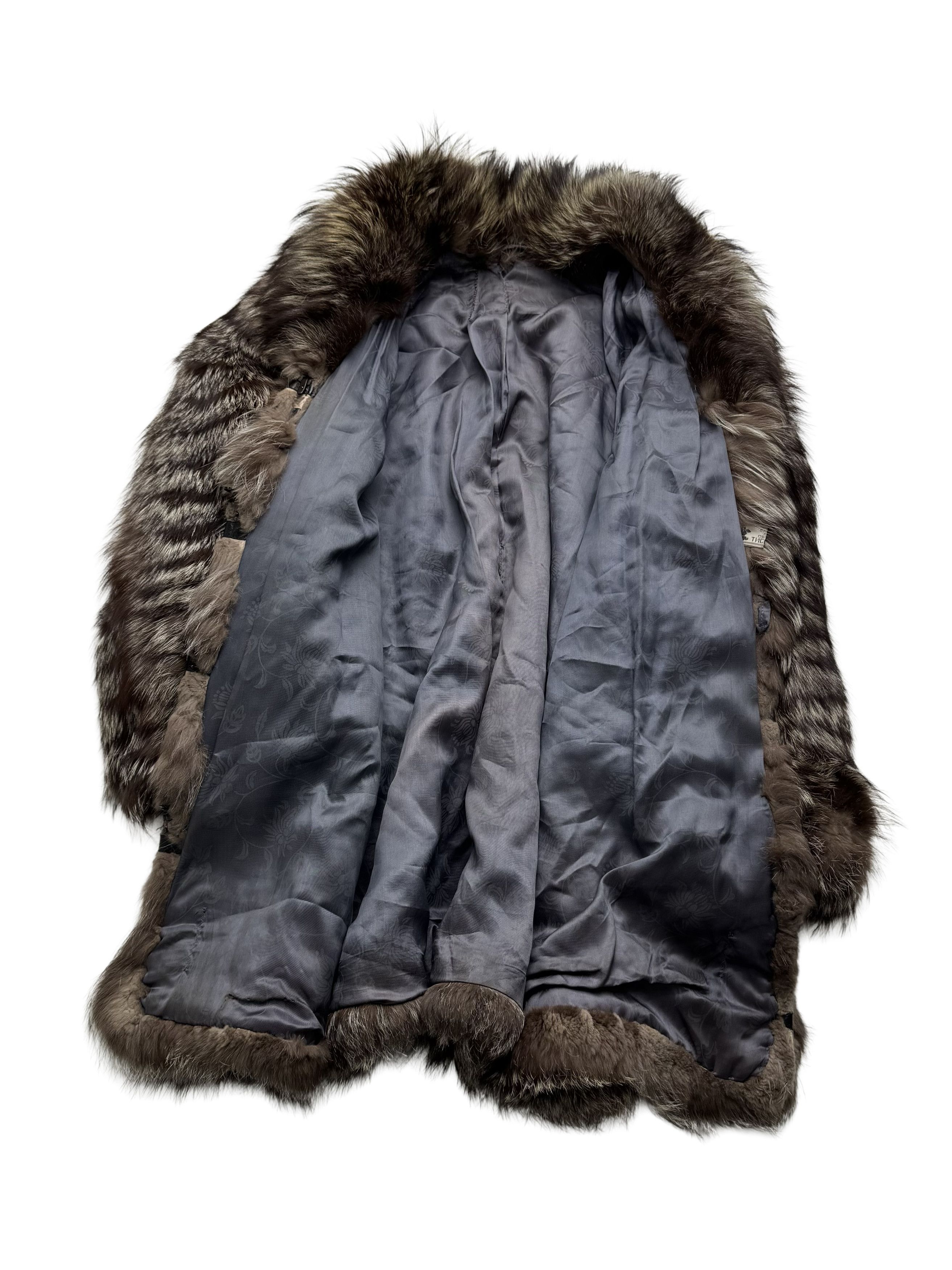 Vintage Vintage Real Fur Coat Brown Long Fur Jacket Winter Luxury Size XL / US 12-14 / IT 48-50 - 12 Thumbnail