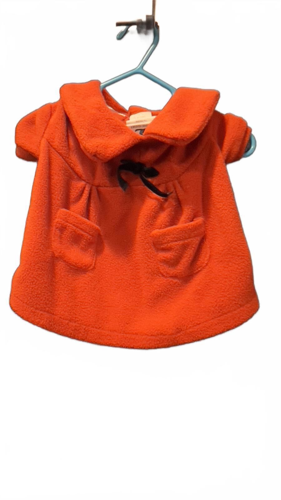 Other Cozy Orange Pet Jacket by Dickens' Closet Size ONE SIZE - 1 Thumbnail