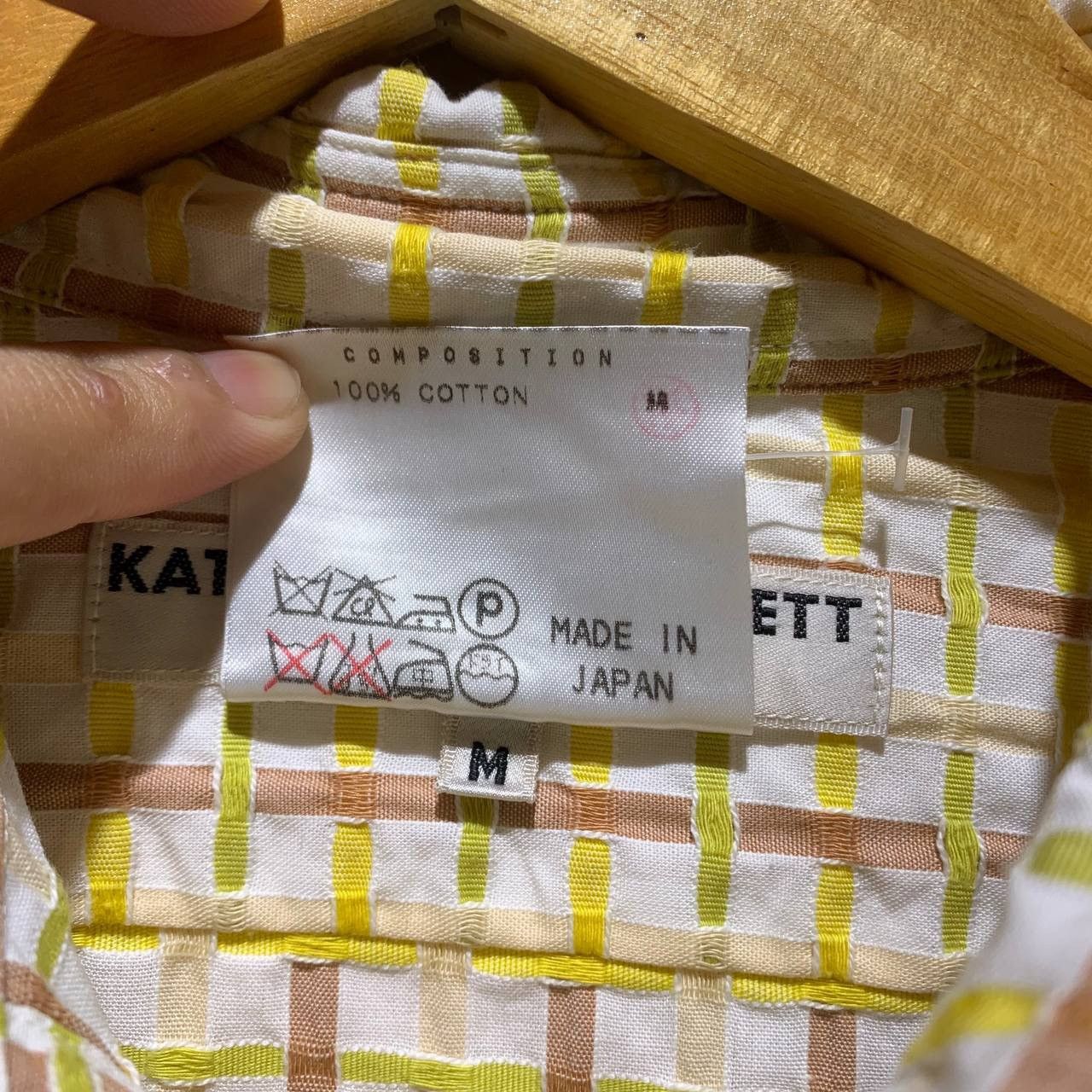 Katharine Hamnett London Katherine Hamnett London Pleated Striped Button Up Shirts Size US M / EU 48-50 / 2 - 8 Thumbnail