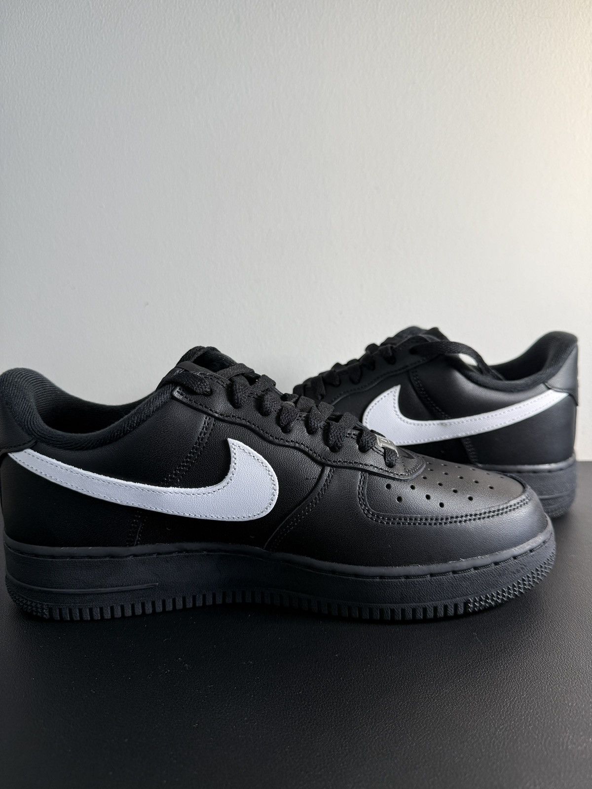 Nike × Supreme Brand New Black Supreme Nike Air Force Ones Size US 8.5 / EU 41-42 - 6 Thumbnail