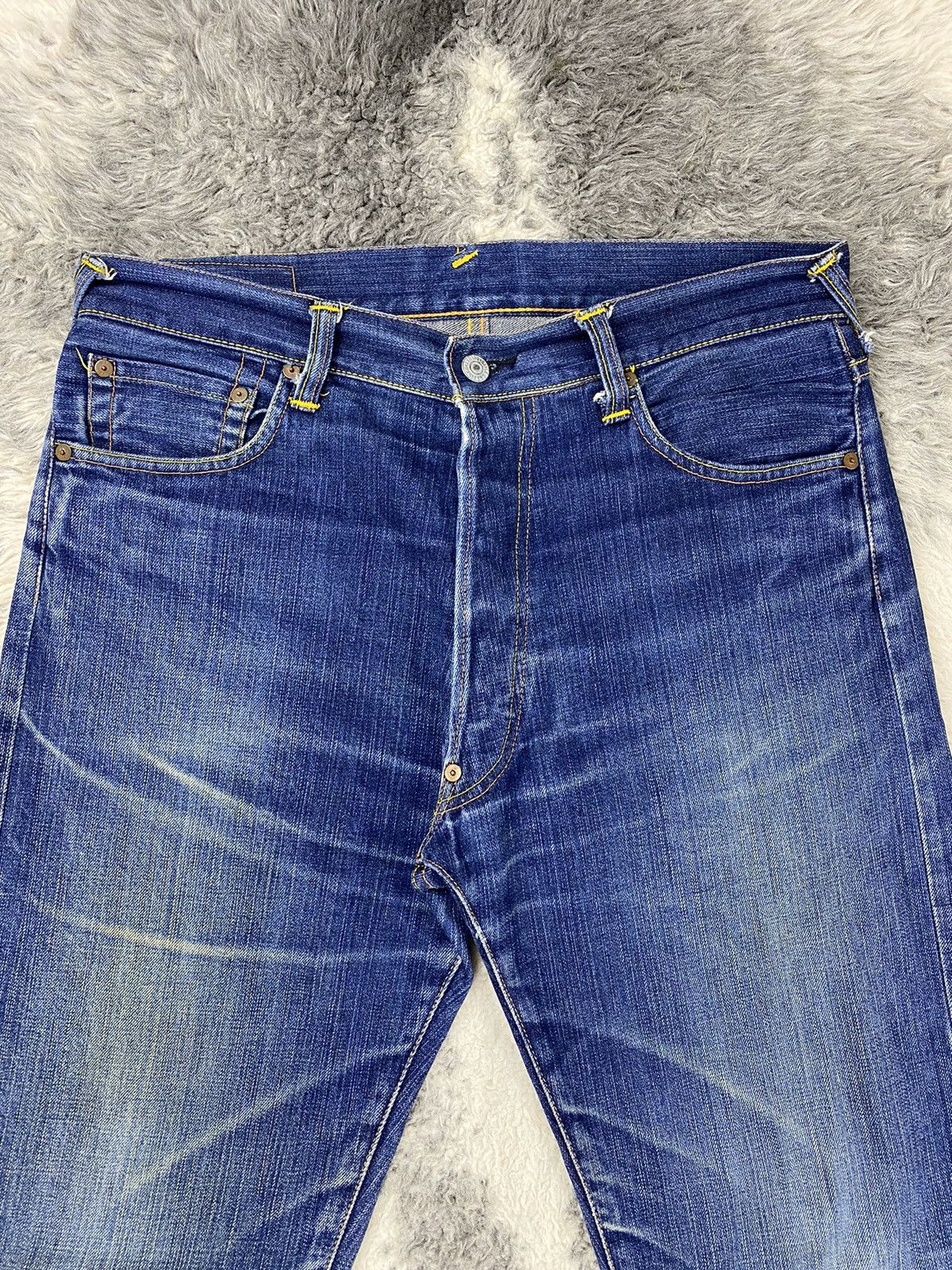 Evisu EVISU No.3 by Yamane Leather Patch Iconic Seagull Denim Size US 34 / EU 50 - 3 Thumbnail