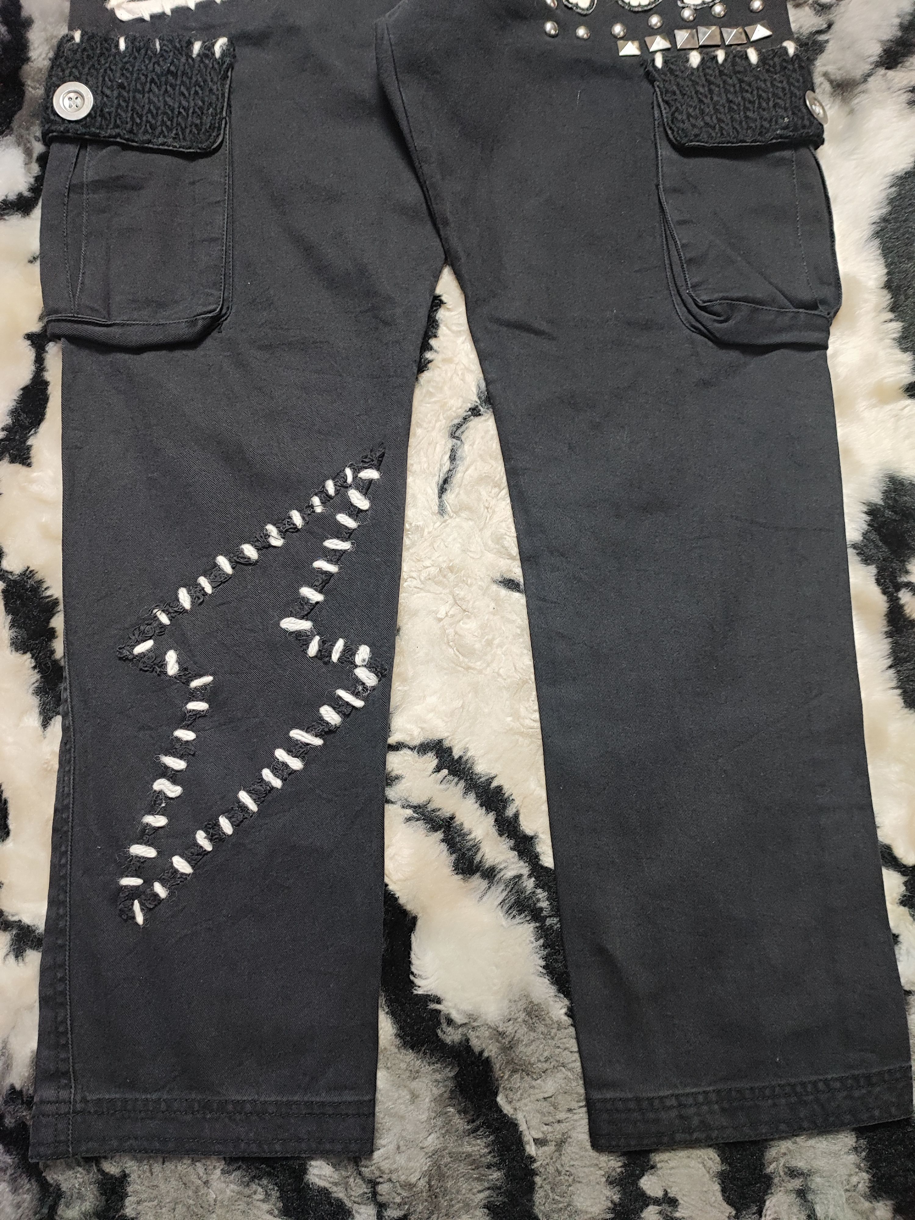 Vivienne Westwood Candy Stripper Bondage ERD Grunge Chrome Distressed Size US 31 - 4 Thumbnail