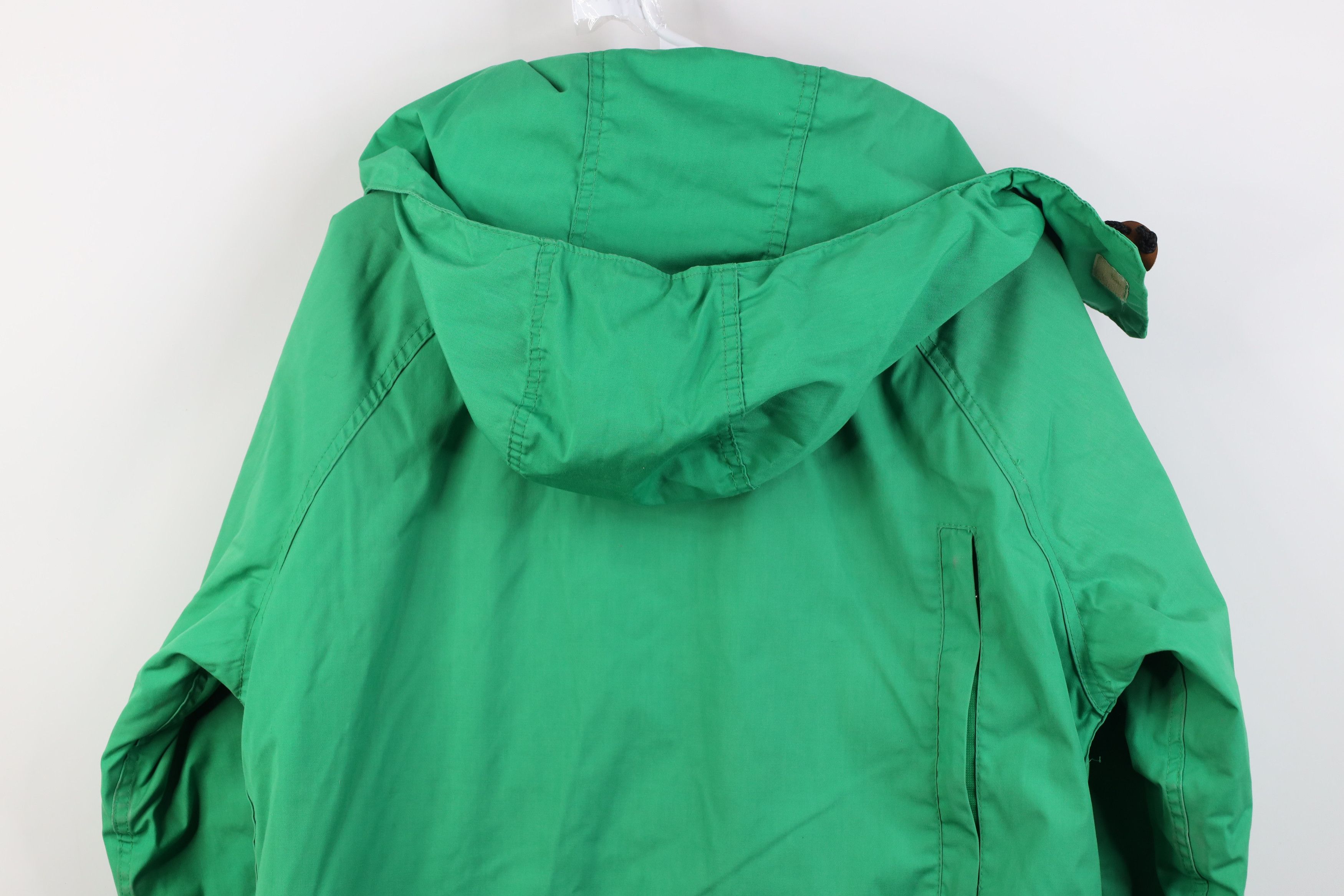 Woolrich Woolen Mills Vintage 70s Woolrich Hooded Parka Jacket Lime Green USA Size XL / US 12-14 / IT 48-50 - 15 Thumbnail