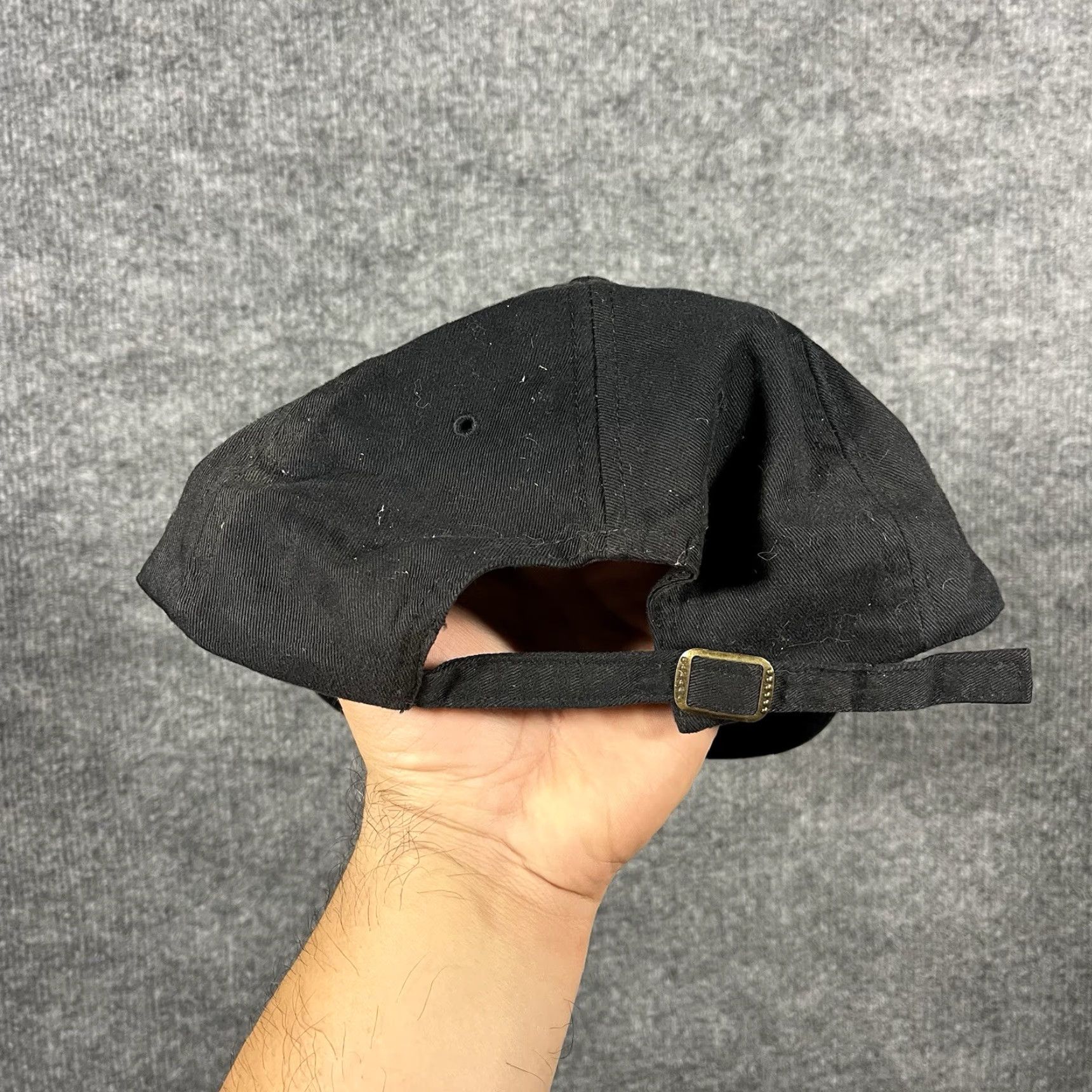 Marlboro VINTAGE Marlboro Unlimited Hat Black One Size Strapback Mens 90s Nature Adventure Promo RARE Size ONE SIZE - 3 Thumbnail