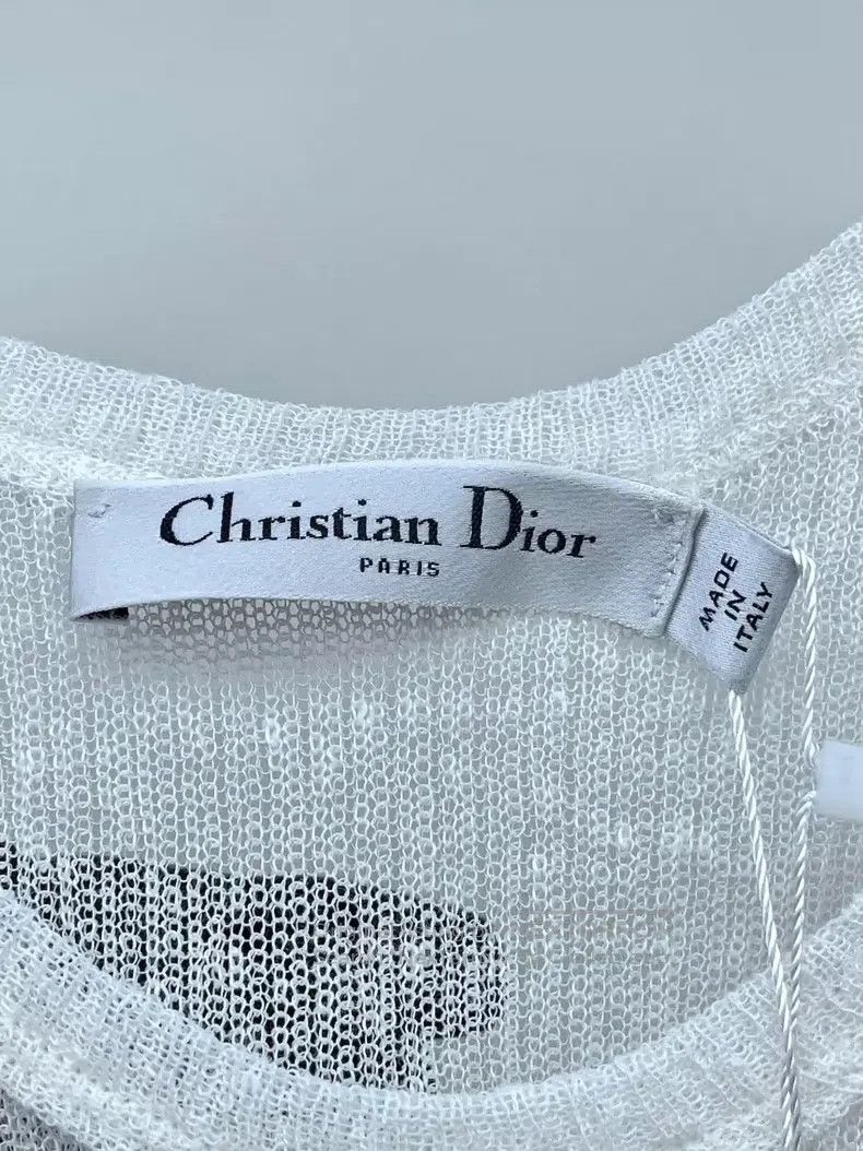 Dior Dior 23 Early Spring White Bee Embroidered Vest Size XS / US 0-2 / IT 36-38 - 4 Thumbnail