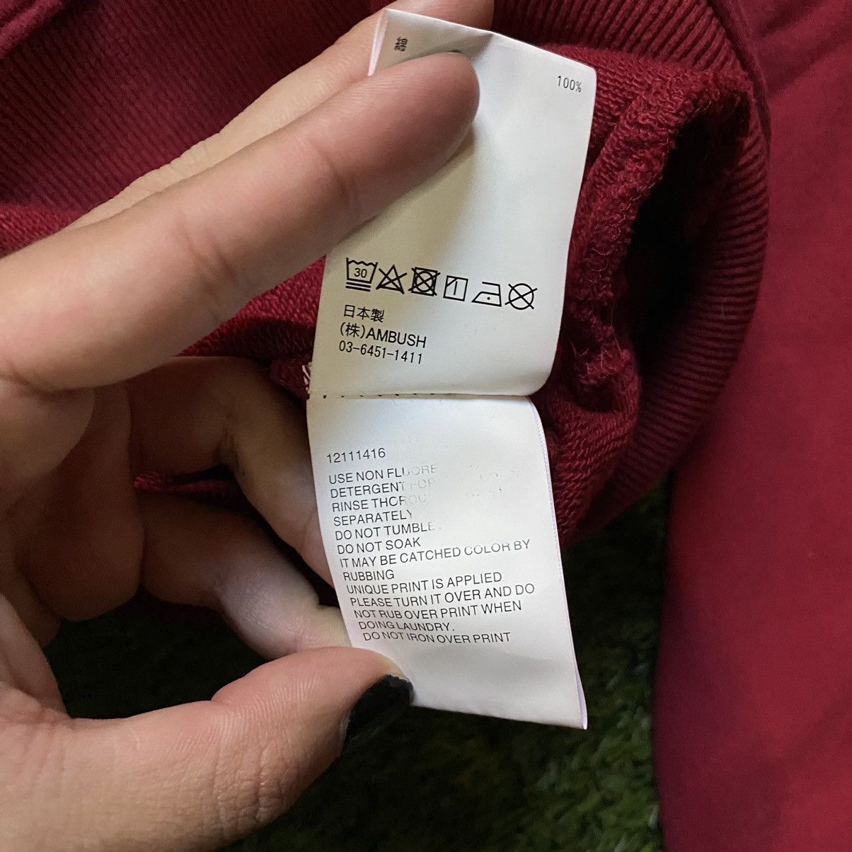 Ambush Design Ambush Multicord Hoodie Red Size US L / EU 52-54 / 3 - 6 Thumbnail
