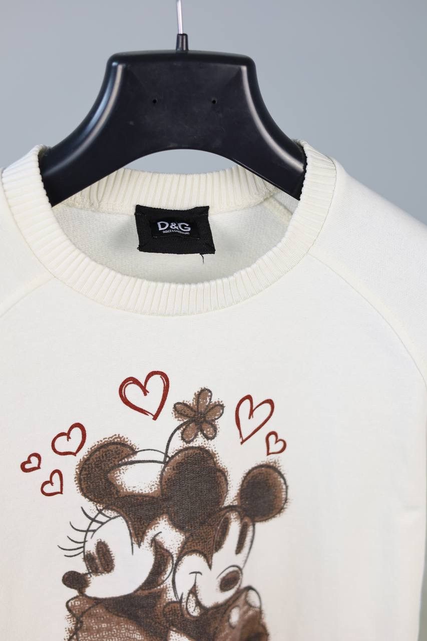 Dolce & Gabbana × Vintage Dolce & Gabbana D&G x Disney Mickey Minnie Sweatshirt Size L / US 10 / IT 46 - 2 Thumbnail
