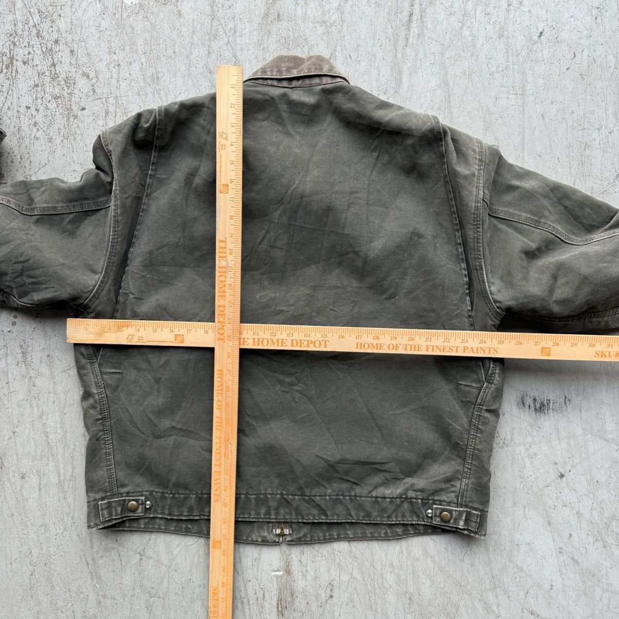 Carhartt × Vintage Faded Moss Green Vintage Carhartt Detroit Jacket J97 MOS Size US XL / EU 56 / 4 - 7 Thumbnail