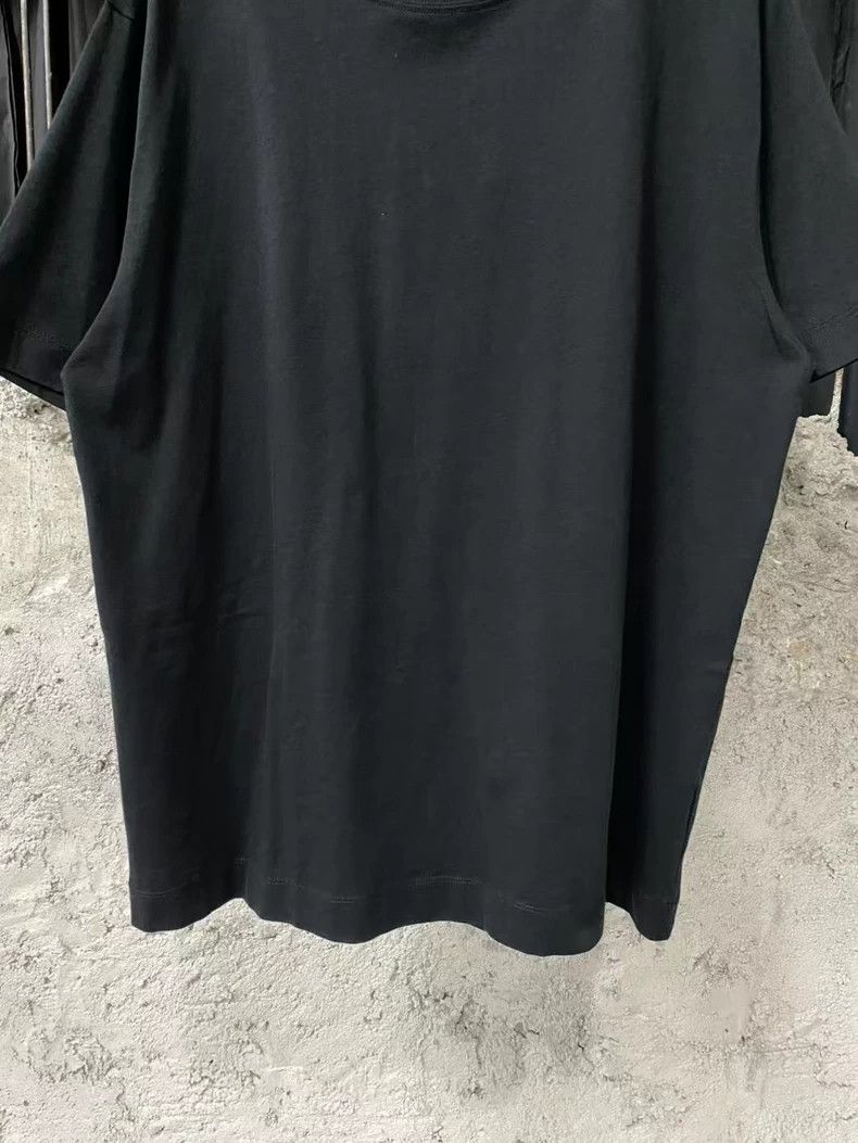 Dries Van Noten dries van noten Pure black basic short-sleeved shirt Size US L / EU 52-54 / 3 - 4 Thumbnail