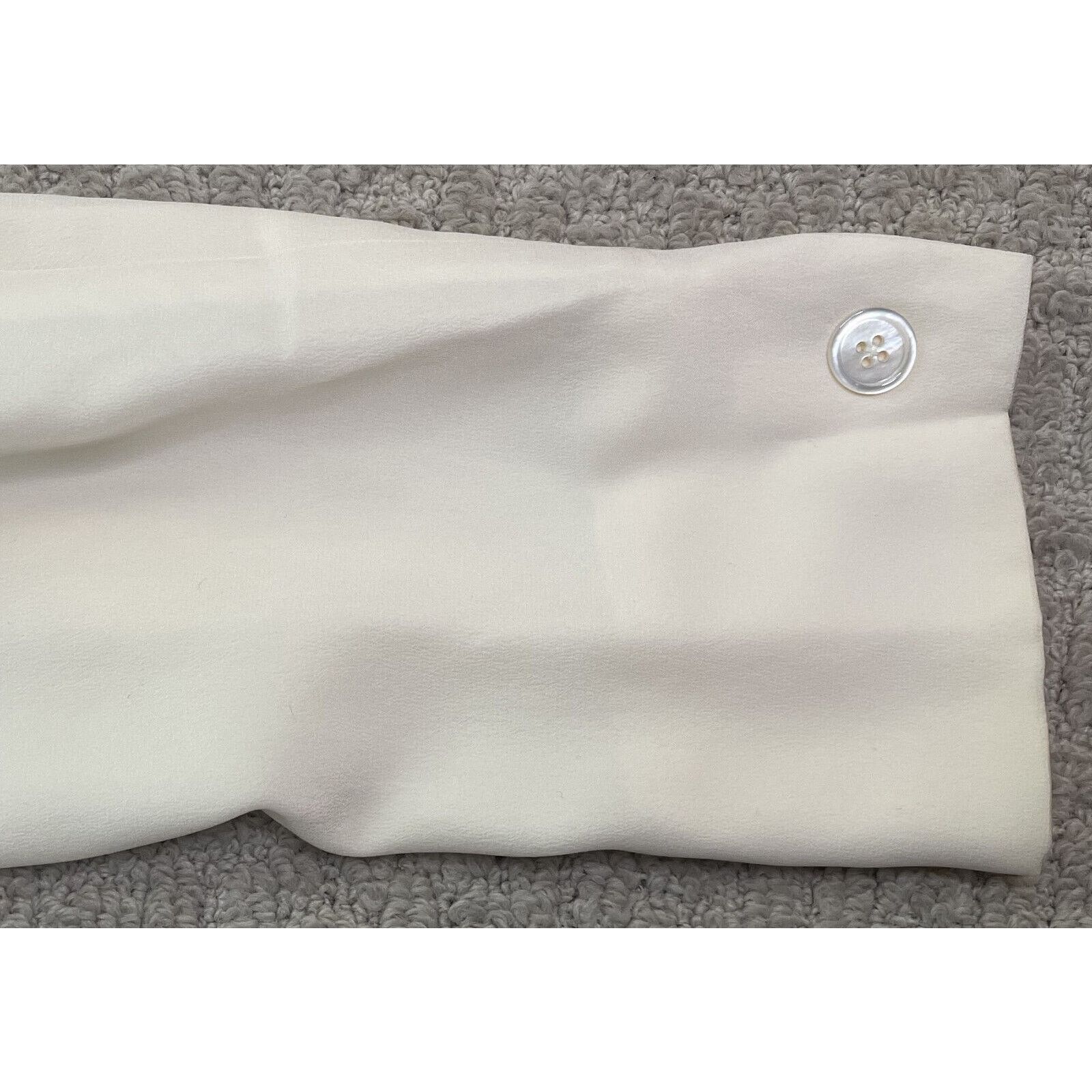 Ralph Lauren Purple Label Ralph Lauren Purple Label Polo Ivory Silk Jumpsuit Womens 12 Size 34" / US 12 / IT 48 - 9 Thumbnail