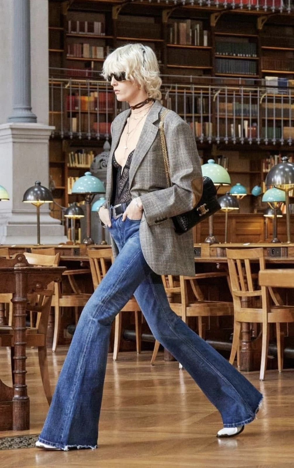 Celine SS24 Grail Celine Marco Union wash Kendrick flares jeans Size US 27 - 16 Thumbnail