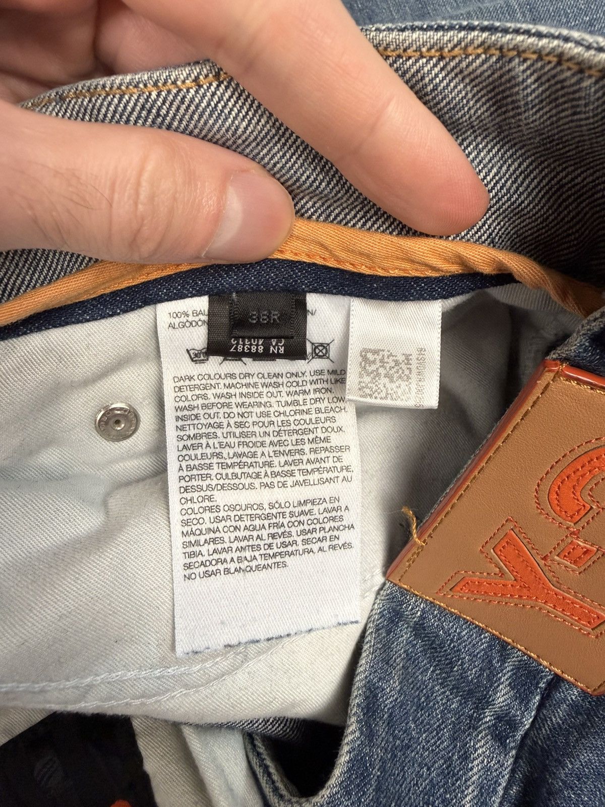 Y-3 Rare vintage blue Adidas Y-3 Yohji Yamamoto jeans Size US 38 / EU 54 - 11 Thumbnail