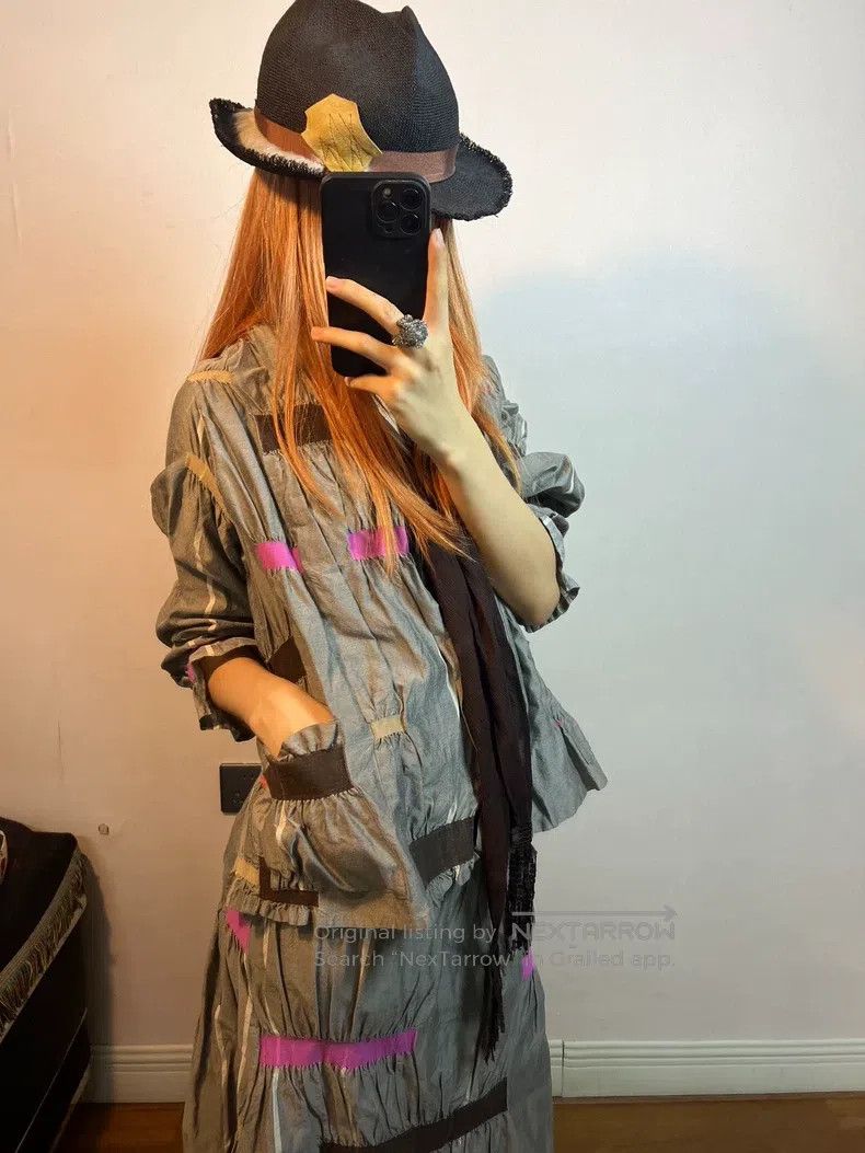 Issey Miyake Issey Miyake Irregular Color Block Pleated Set Skirt Size M / US 6-8 / IT 42-44 - 7 Thumbnail