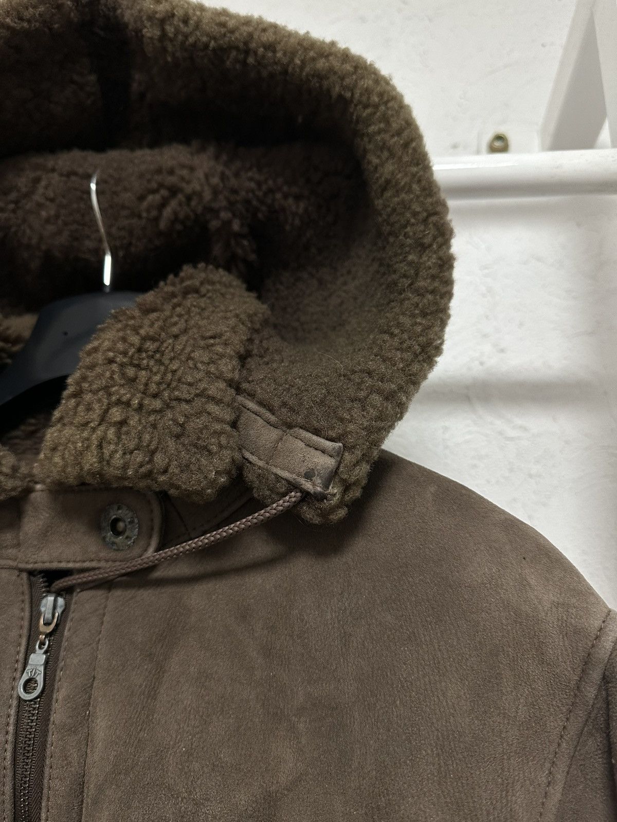 Vintage Vintage Women’s Shearling Bomber Jacket Size S Aviator Style Size S / US 4 / IT 40 - 7 Thumbnail