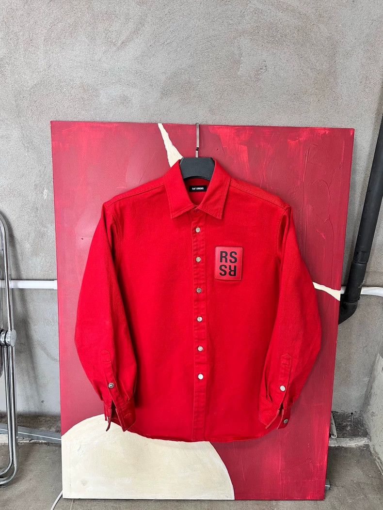 Raf simons denim shirt