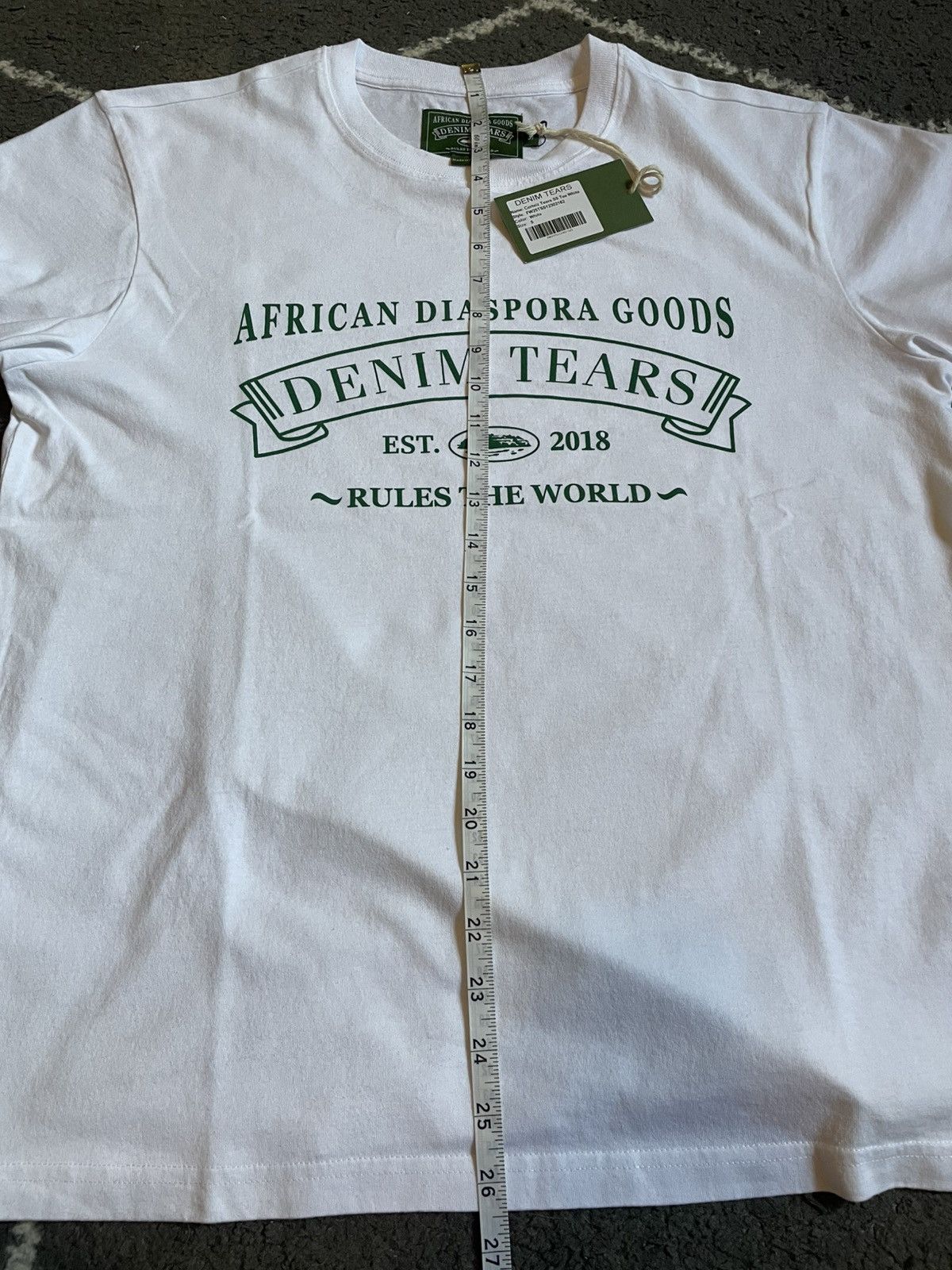 DENIM TEARS Denim Tears Corteiz NYC Tee T Shirt Small Size US S / EU 44-46 / 1 - 7 Thumbnail