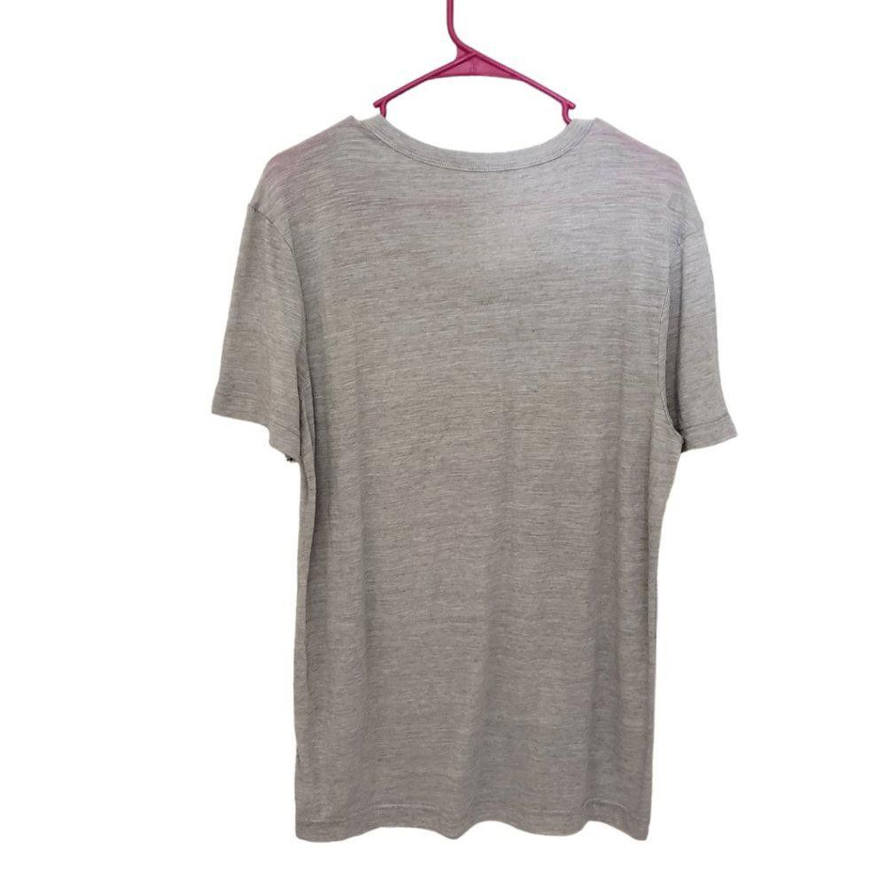 Banana Republic Ct195a Ladies Banana Republic Grey scoop-neck T-shirt Med Size M / US 6-8 / IT 42-44 - 5 Thumbnail