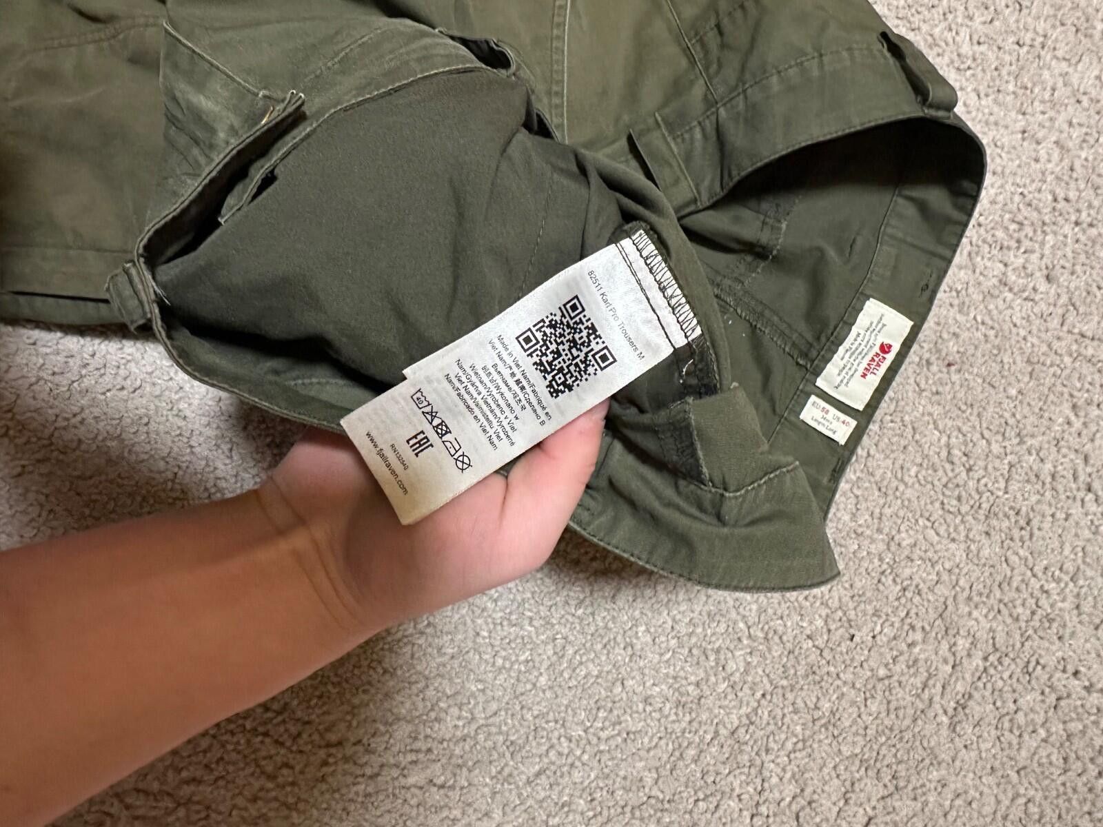 Fjallraven Fjallraven Karl Pro Zip Off Beige Men’s Outdoor Pants 56 EUR Size US 40 / EU 56 - 5 Thumbnail