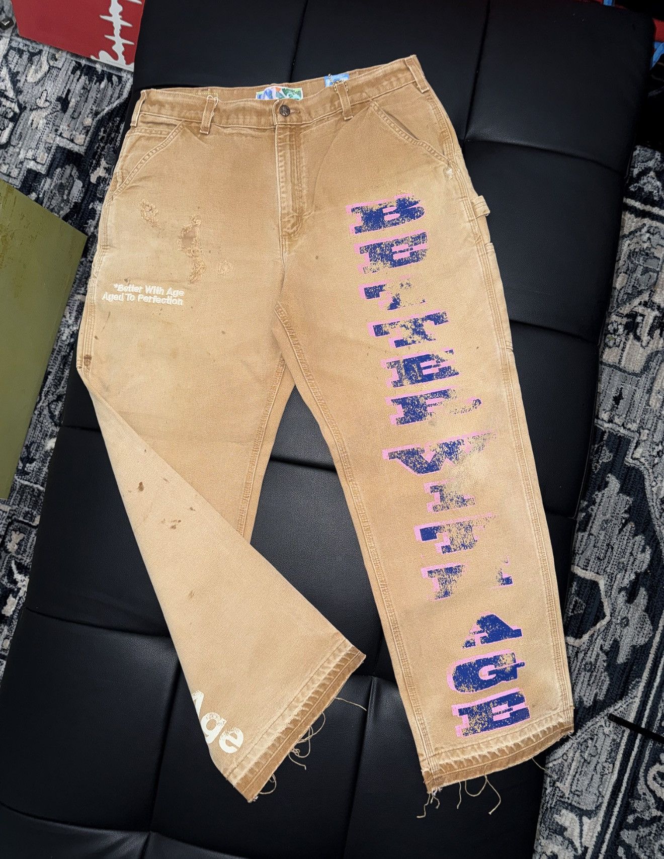 Better With Age Better with age logo jeans Size US 36 / EU 52 - 1 Thumbnail