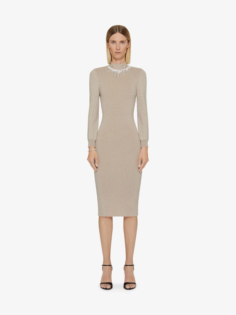 Givenchy o1n1vont0326 Dress in Beige Size L / US 10 / IT 46 - 2 Thumbnail