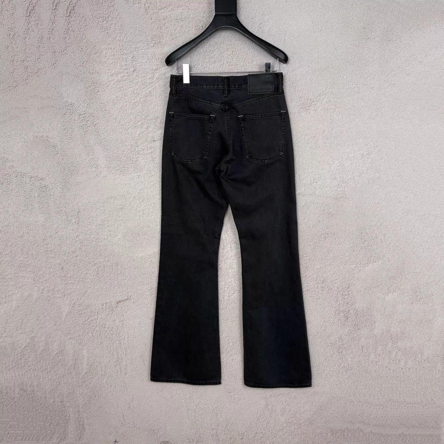 Acne Studios Acne Studios FW23 1992 Cleanfit Flare Jeans Dark Gray 28 Size US 28 / EU 44 - 2 Thumbnail