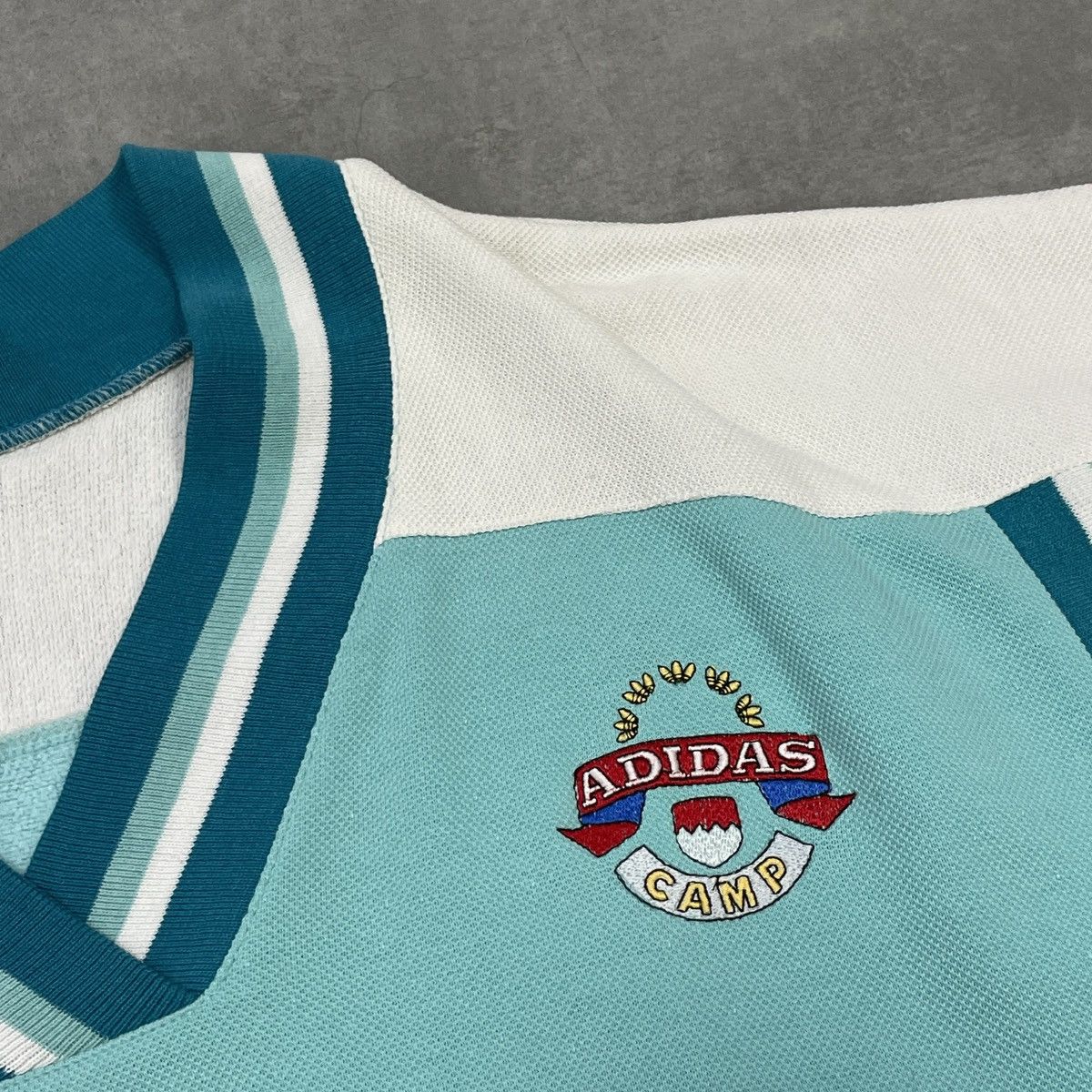 Adidas × Vintage Vintage Adidas Camp Sweatshirt Size L Size US L / EU 52-54 / 3 - 13 Thumbnail