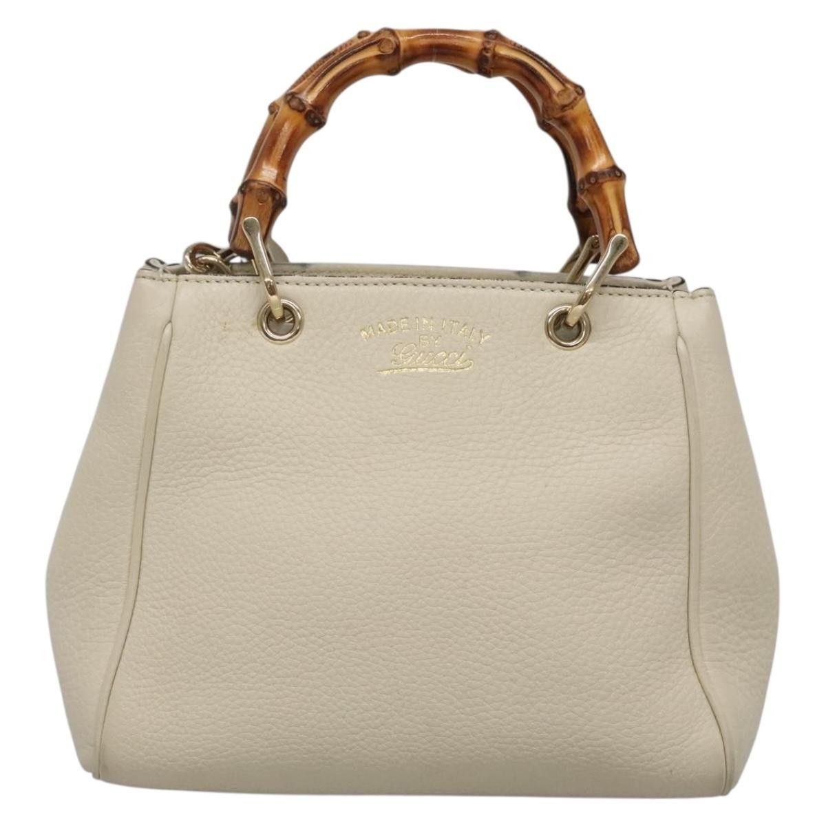 Gucci Gucci Bamboo shopper bag Leather Size ONE SIZE - 1 Thumbnail
