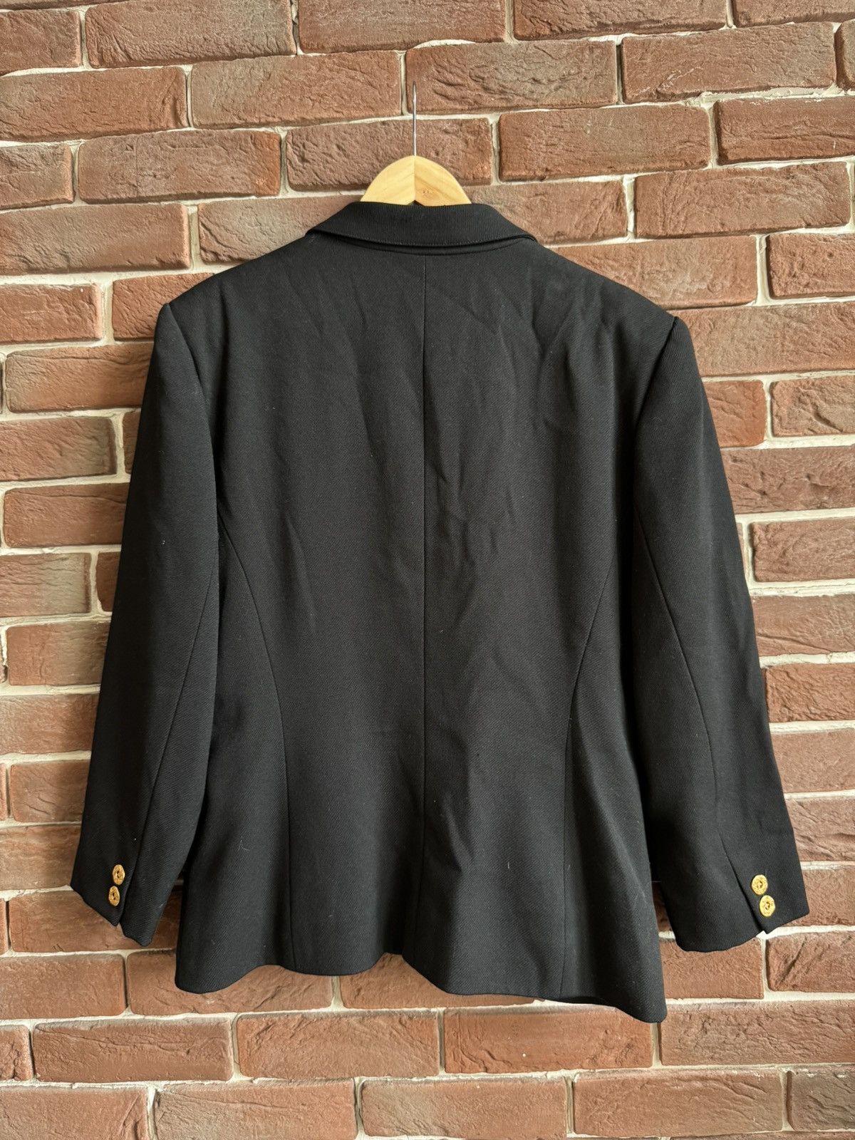 Chloe Vintage 90s Chloe Blazer Luxury Designer Woman Black Jacket Size L / US 10 / IT 46 - 2 Thumbnail