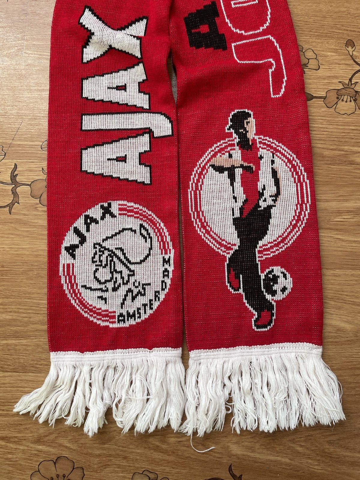 Vintage Vintage Ajax Amsterdam “Jonge Schare” Football soccer scarf Size ONE SIZE - 2 Thumbnail