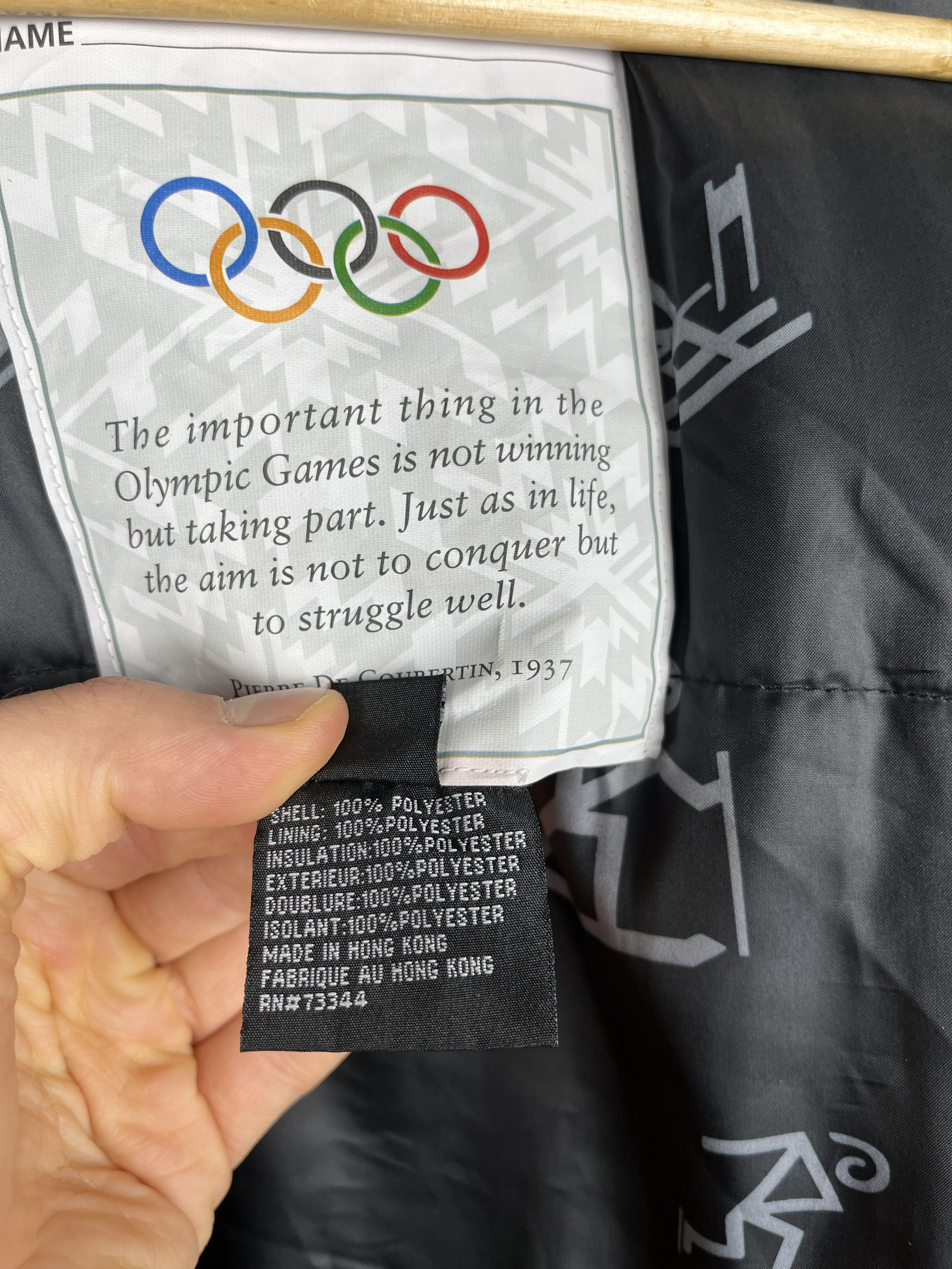 Market × USA Olympics × Vintage Vintage Olympics Games Big Logo Marker Winter Jacket Size US XS / EU 42 / 0 - 18 Thumbnail