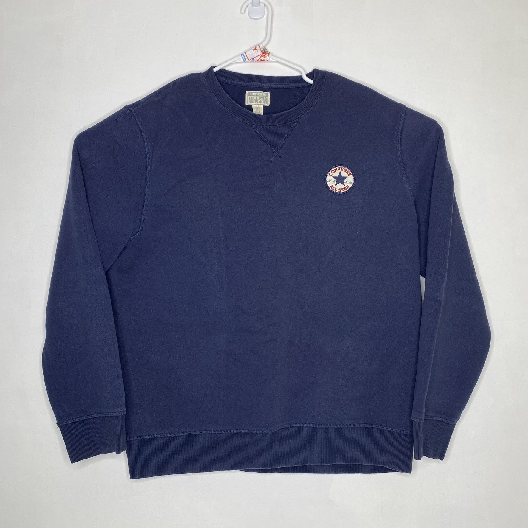 Converse Converse All Star Navy Blue Sweater Size US XL / EU 56 / 4 - 1 Thumbnail