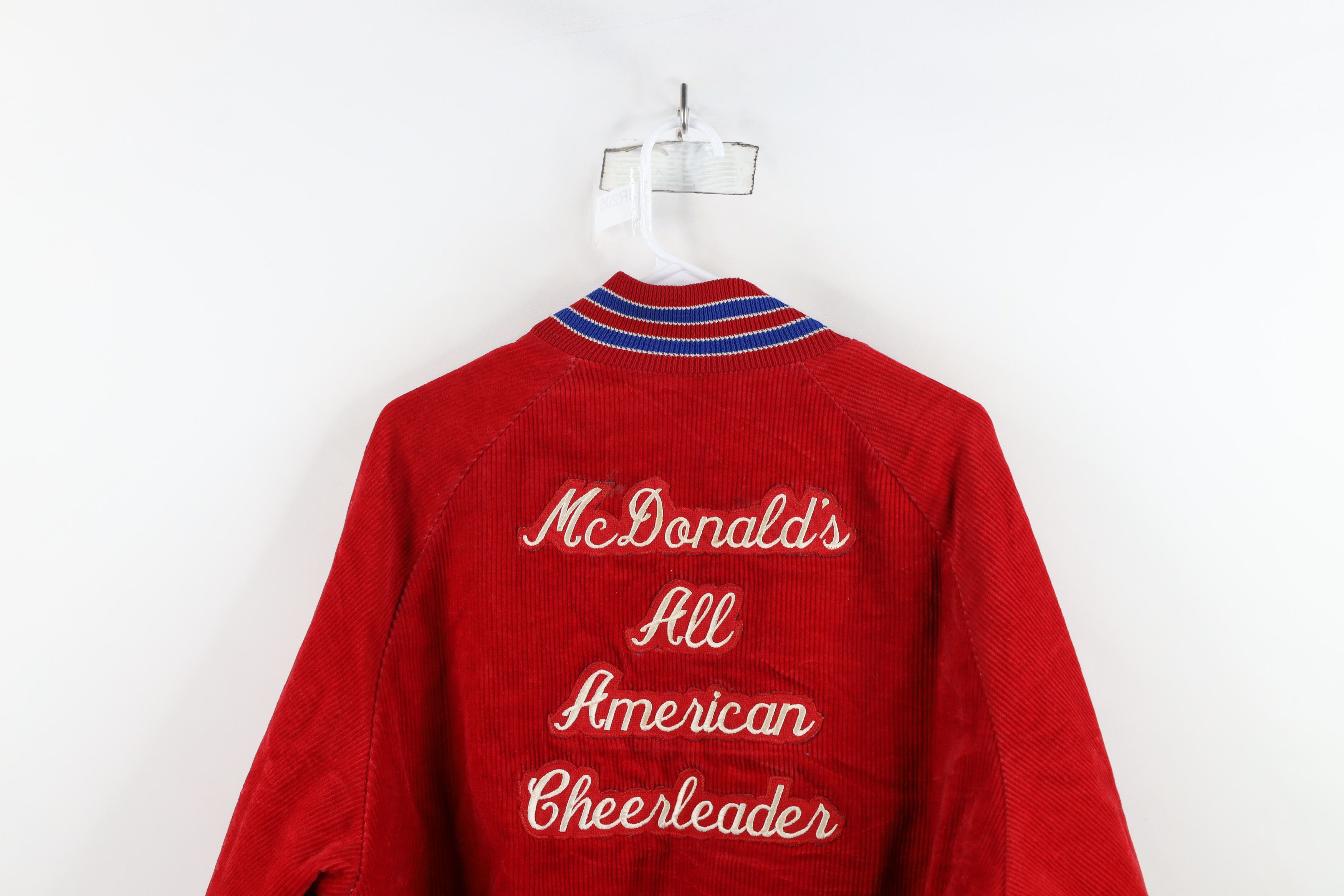 Vintage Vintage 80s All American Cheerleader Corduroy Jacket USA Size XXL / US 16-18 / IT 52-54 - 15 Thumbnail