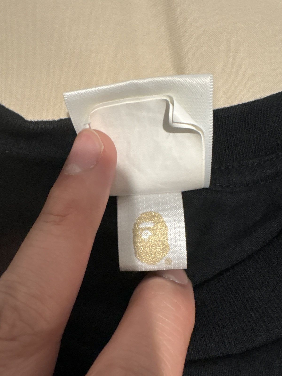 Bape × Vintage Bape ABC dot Reflective on college tee Size US M / EU 48-50 / 2 - 6 Thumbnail