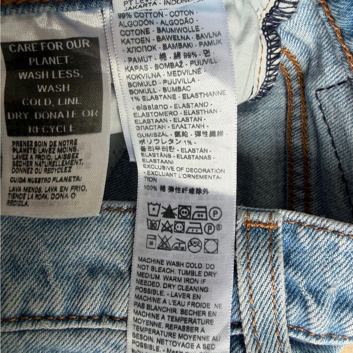 Levi's Levi’s Premium Wedgie Straight Jeans W23 L28 Size 23" - 6 Thumbnail