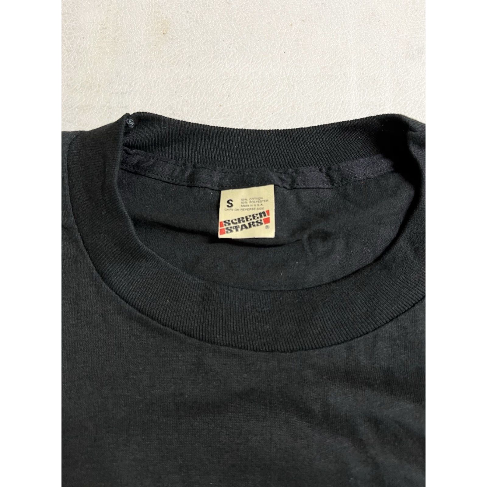 Vintage VINTAGE Screen Stars T-Shirt Band Black S Men Crew Neck Short Sleeve Graphic Print Stitch 90s Concert Maine NOS Modern Classic Size US S / EU 44-46 / 1 - 5 Thumbnail