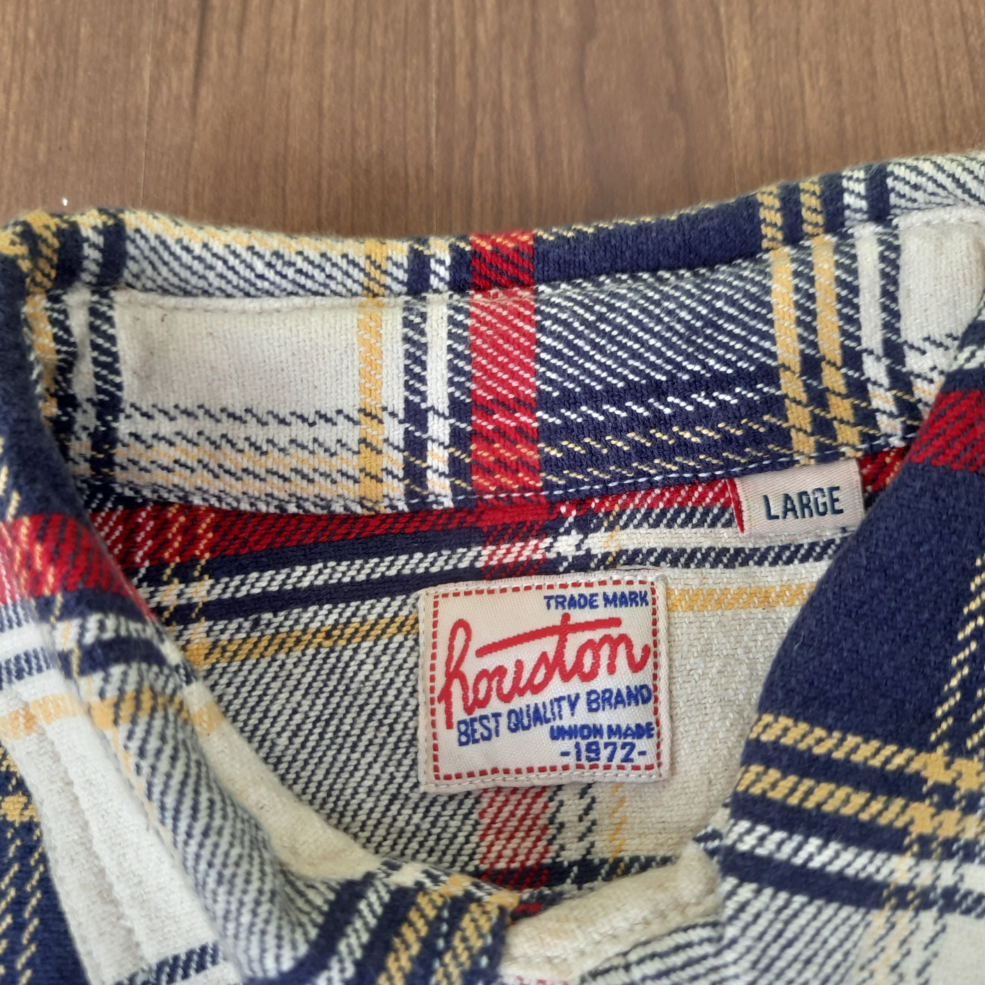 Japanese Brand Houston Union Made Vintage Flannel Shirts Size US M / EU 48-50 / 2 - 4 Thumbnail