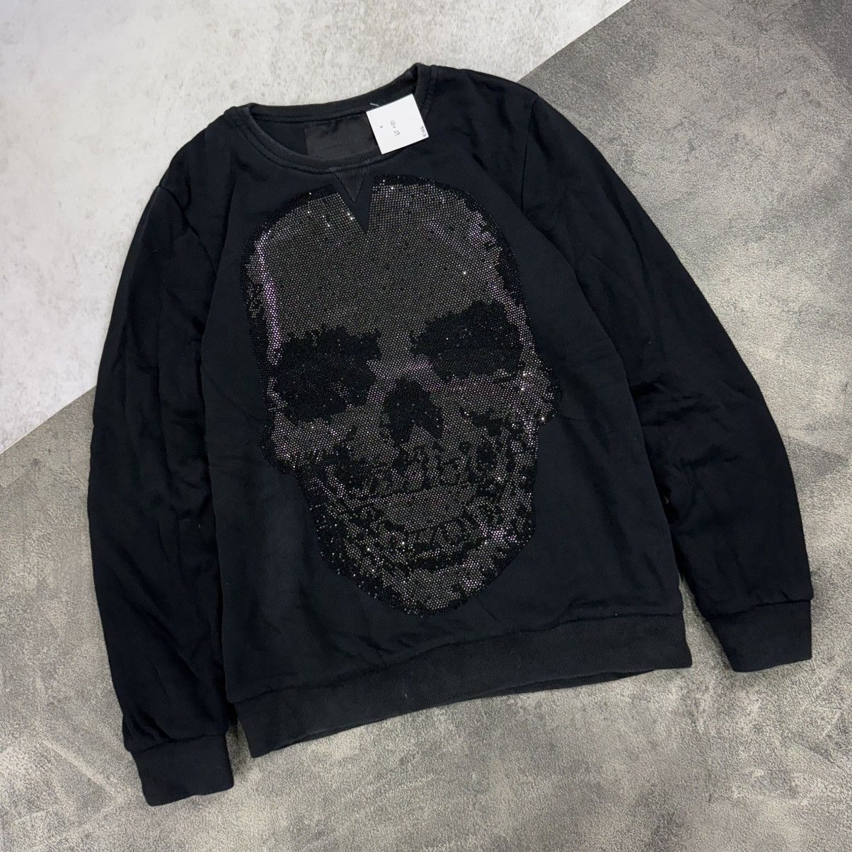 Philipp Plein PHILIPP PLEIN homme skull rhinestones black Size US M / EU 48-50 / 2 - 2 Thumbnail