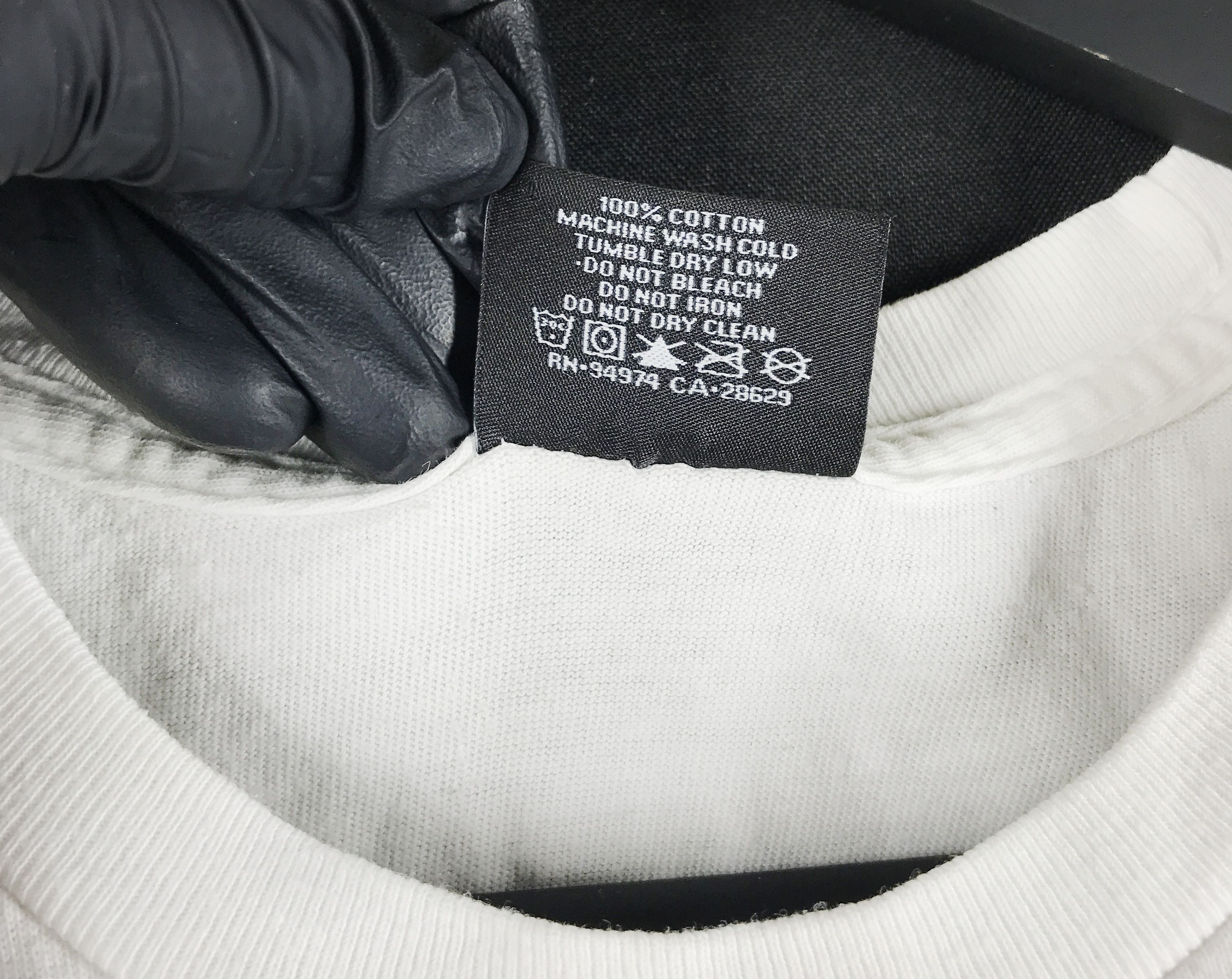 Stussy × Vintage VTG Stussy Long Sleeve White T-Shirt Hate and Love Size S Size US S / EU 44-46 / 1 - 6 Thumbnail