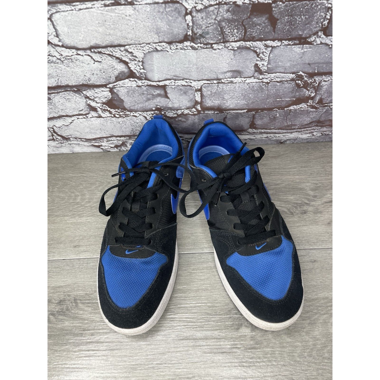 Nike Nike Alleyoop SB Royal Blue Black Synthetic Skate Shoes Men’ Size US 10.5 / EU 43-44 - 21 Thumbnail