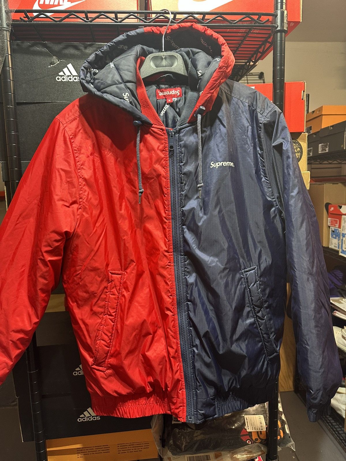 Supreme FW15 Two Tone Sideline Jack Blue Red Size US M / EU 48-50 / 2 - 5 Thumbnail