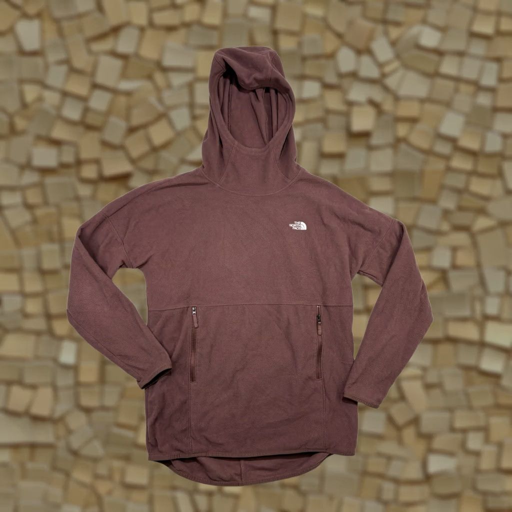 The North Face The North Face Glacier TKA Hoodie Womens M Pink Pullover Hooded Fleece Zip Pocket Regular Fit Size M / US 6-8 / IT 42-44 - 1 Thumbnail