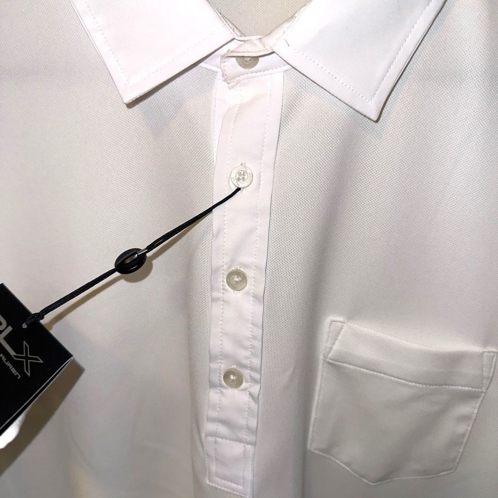 RLX Ralph Lauren NWT Polo Ralph Lauren RLX White Performance Golf Polo Shirt Size US XL / EU 56 / 4 - 4 Thumbnail