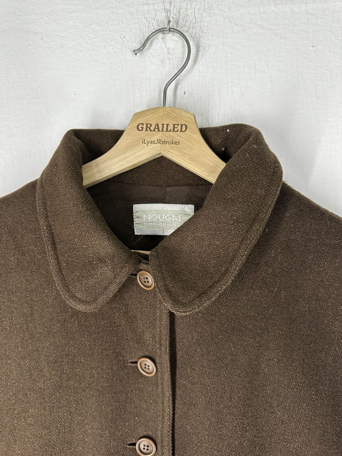 Vintage Vintage 90’s Nougat Sugar Co. LTD Varsity Wool Jacket Size US M / EU 48-50 / 2 - 5 Thumbnail
