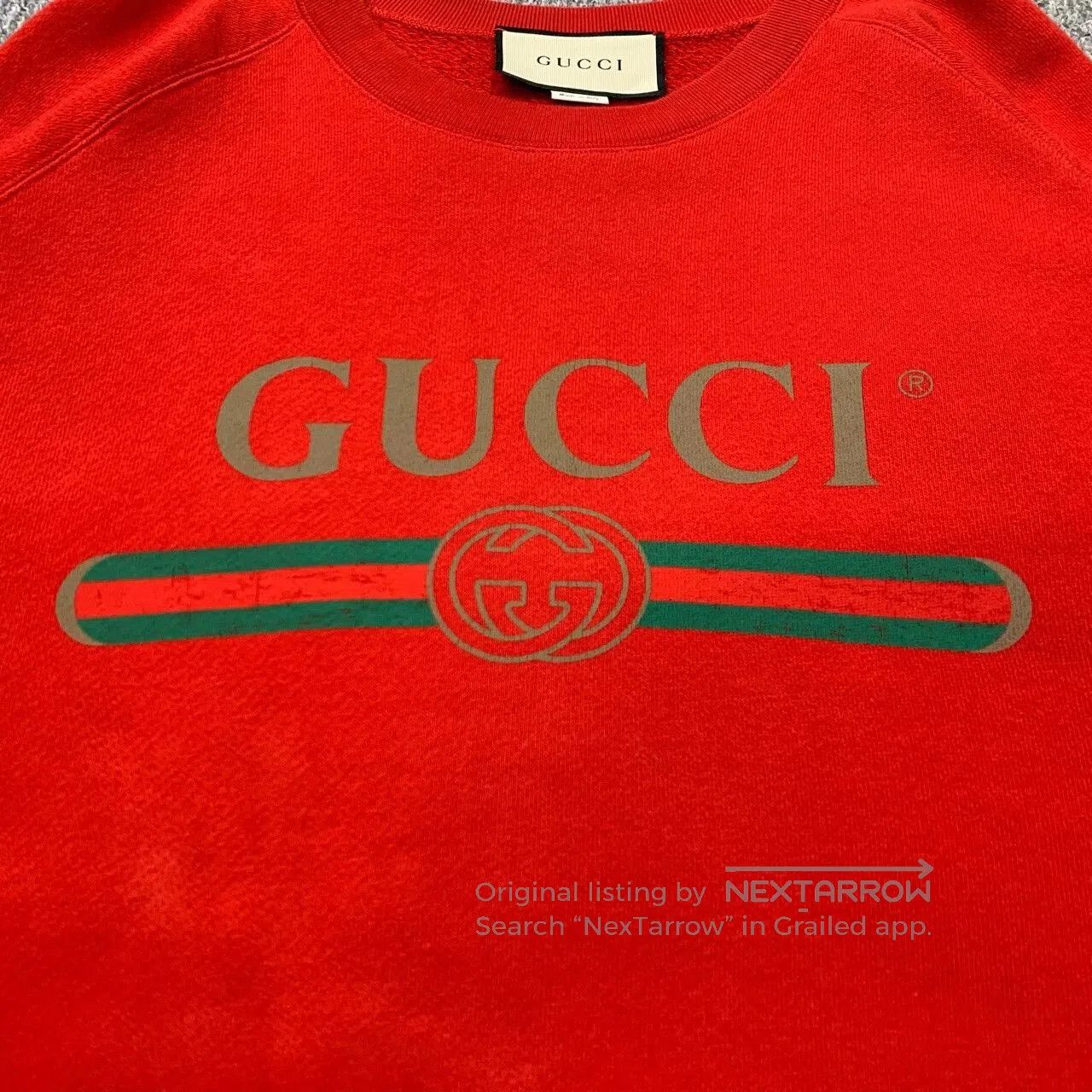 Gucci gucci red sequin sweatshirt with skull design. Size US L / EU 52-54 / 3 - 7 Thumbnail