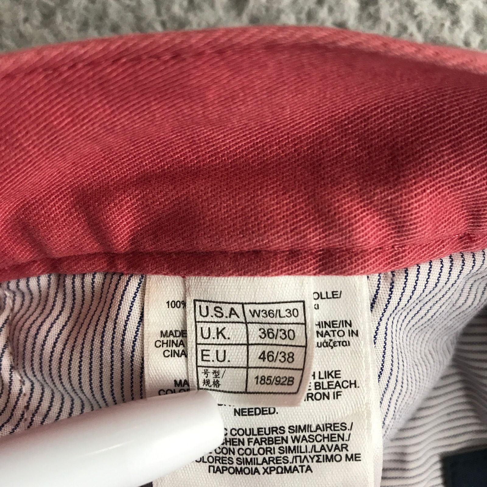 Brooks Brothers Brooks Brother 346 Chino Twill Dress Pants Mens 36x30 Pink Size US 36 / EU 52 - 3 Thumbnail
