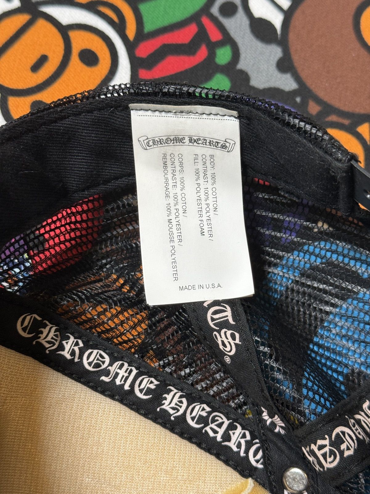 Chrome Hearts Chrome Hearts Black Hollywood Trucker Hat Size ONE SIZE - 5 Thumbnail