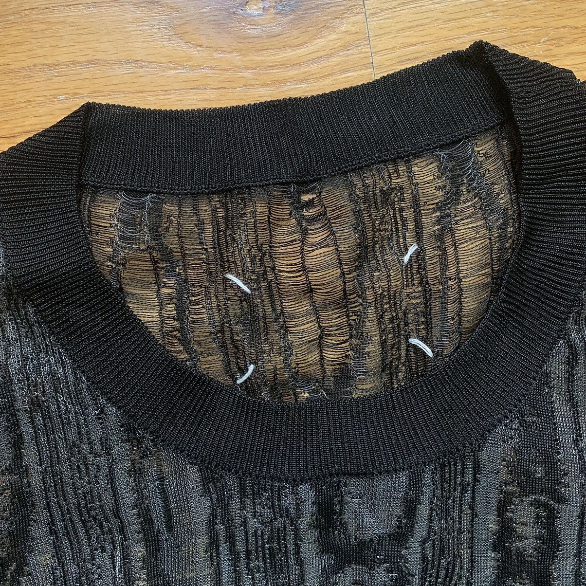 John Galliano SS2020 Sheer Knit Sweater Size L / US 10 / IT 46 - 3 Thumbnail