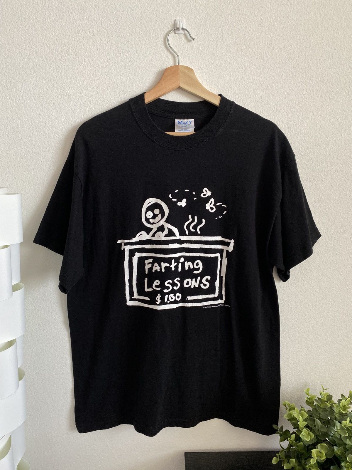 Vintage Vintage 00s Farting Lessons Funny Tee Size US L / EU 52-54 / 3 - 1 Thumbnail