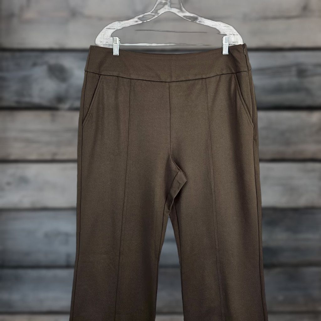 Vintage Cabi 4132 Womens Academy Trouser Sz 16 Green High Rise Dress Pants with Pockets Side Zip Size 38" / US 16 / IT 52 - 1 Thumbnail