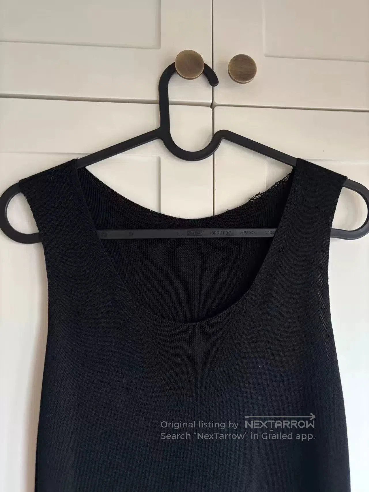 Roberto Collina Roberto Collina Black Knit Dress. Size M / US 6-8 / IT 42-44 - 4 Thumbnail
